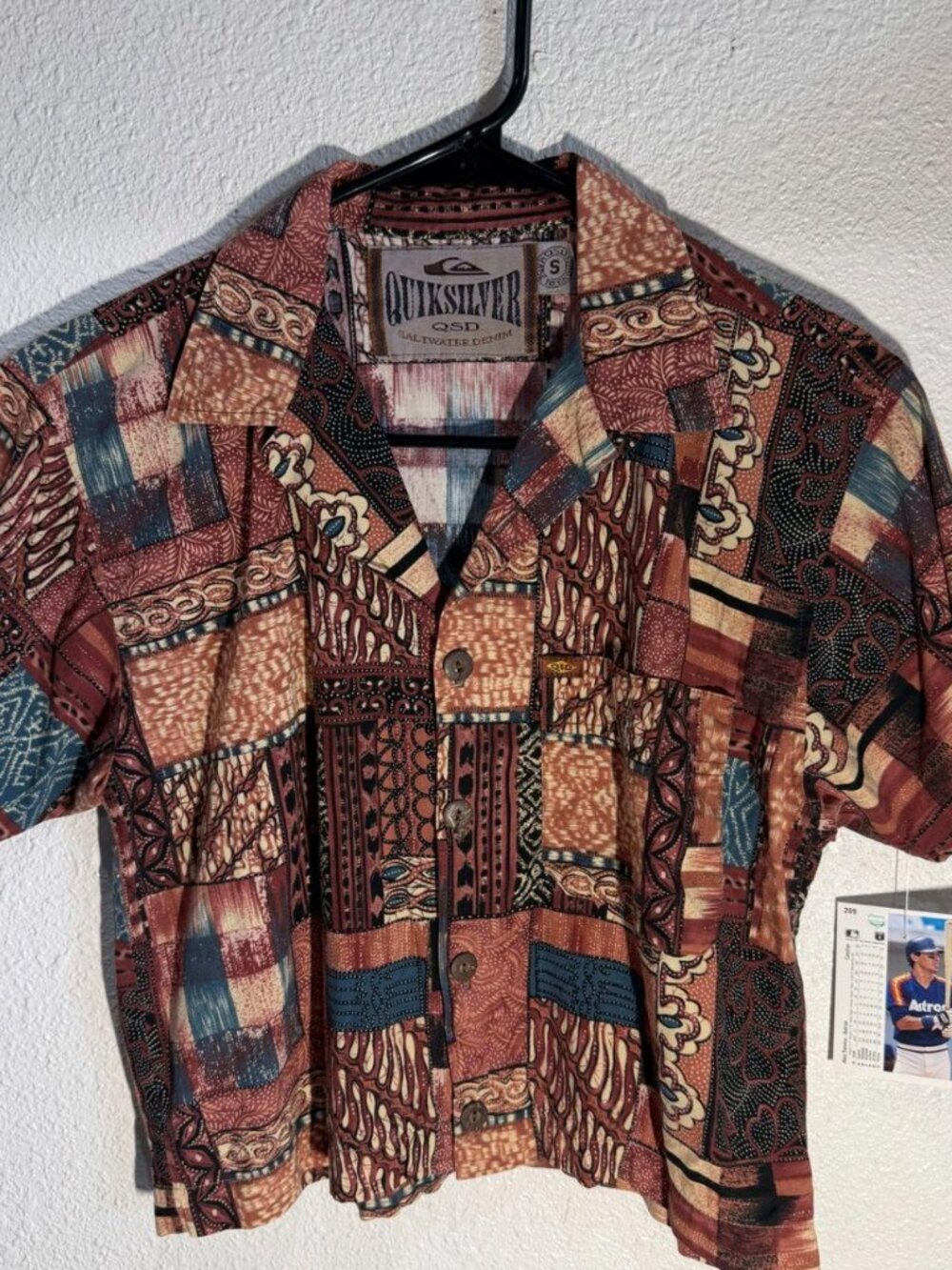 Quiksilver Kids Button Up Shirt, Size S